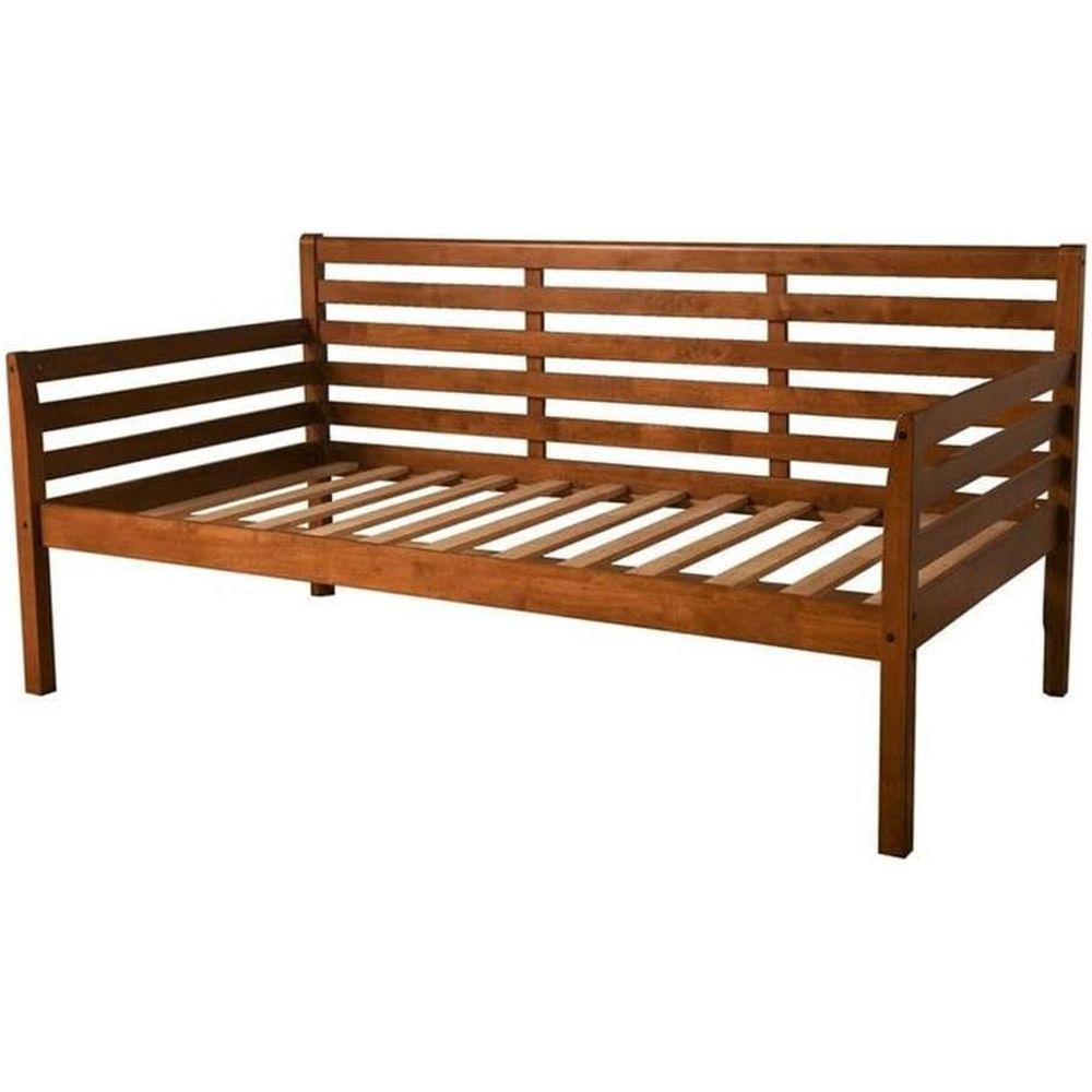 Sustainable Living Homes - Twin Daybed in medium bruin, massief