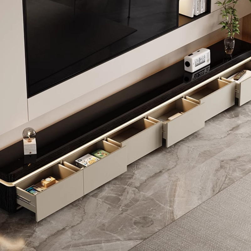 Sustainable Living Homes - Besparing TV-meubel Eco-vriendelijke materialen Duurzaam Moderne