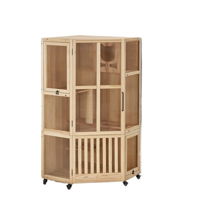 Sustainable Living Design - Ruime multifunctionele gesloten kattenvilla Comfortabel ontwerp
