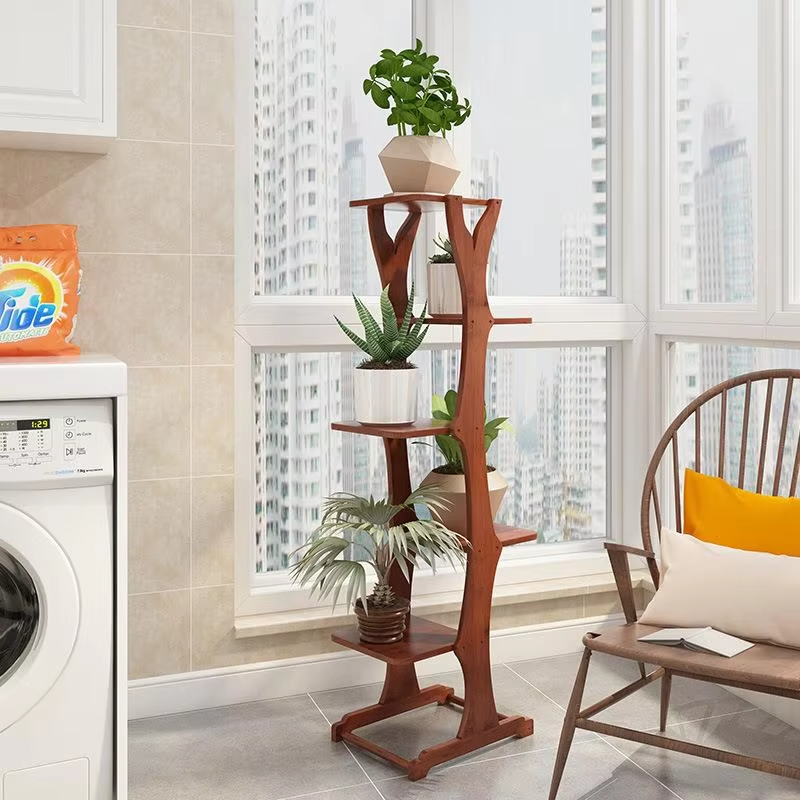 Sustainable Living Usa - Bamboe plantenstandaard moderne stijl woonkamer bloemenrek